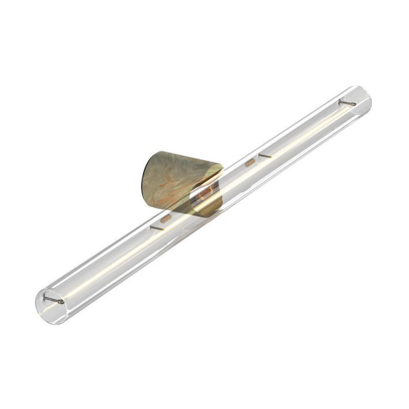 Candeeiro de parede ou teto Esse14 para lâmpada LED linear S14d - Impermeável IP44