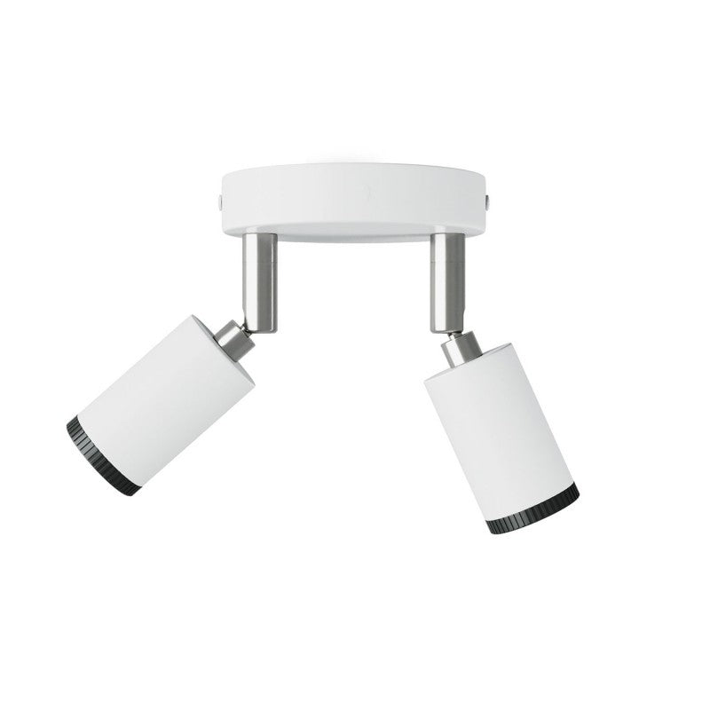 Fermaluce com 2 focos Mini Spotlight GU1d0 ajustáveis