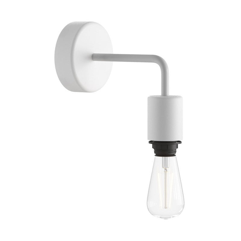 Fermaluce EIVA ELEGANT para abajur com extensão em L rosa de teto e porta-lâmpada IP65 à prova d'água
