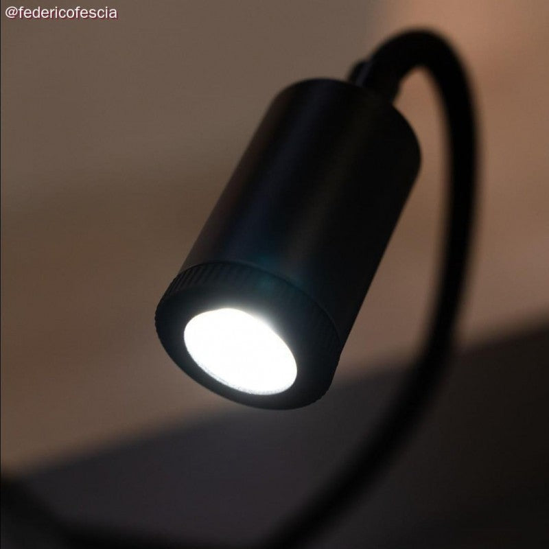 Candeeiro flexível GU1d-one sem base com mini refletor LED