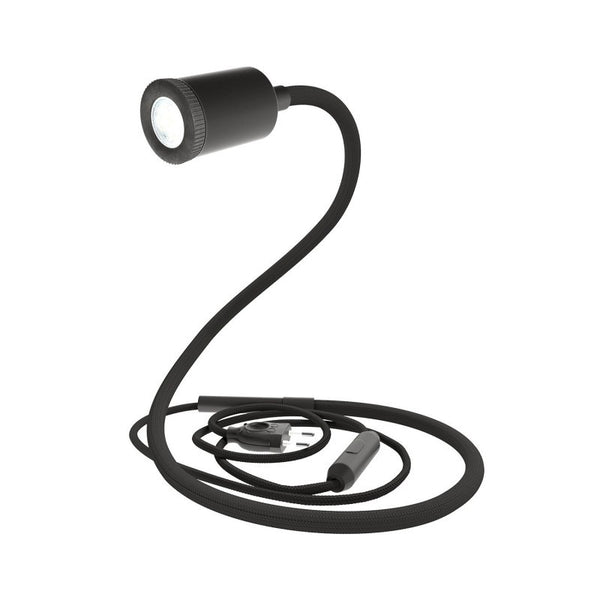 Candeeiro flexível GU1d-one sem base com mini refletor LED