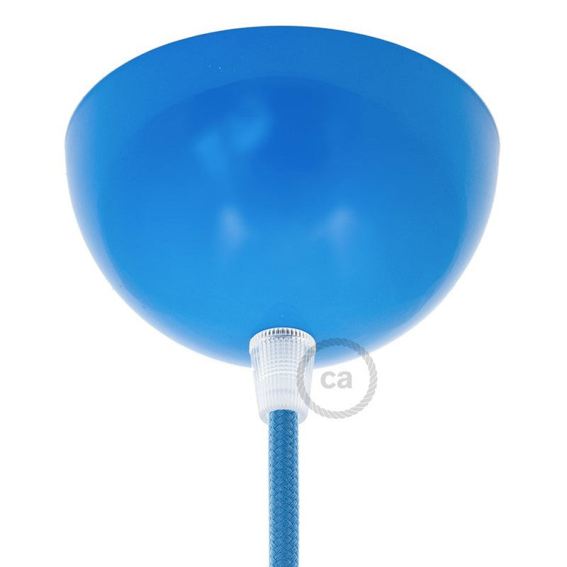 Kit de rosácea de teto em metal pintado meia esfera