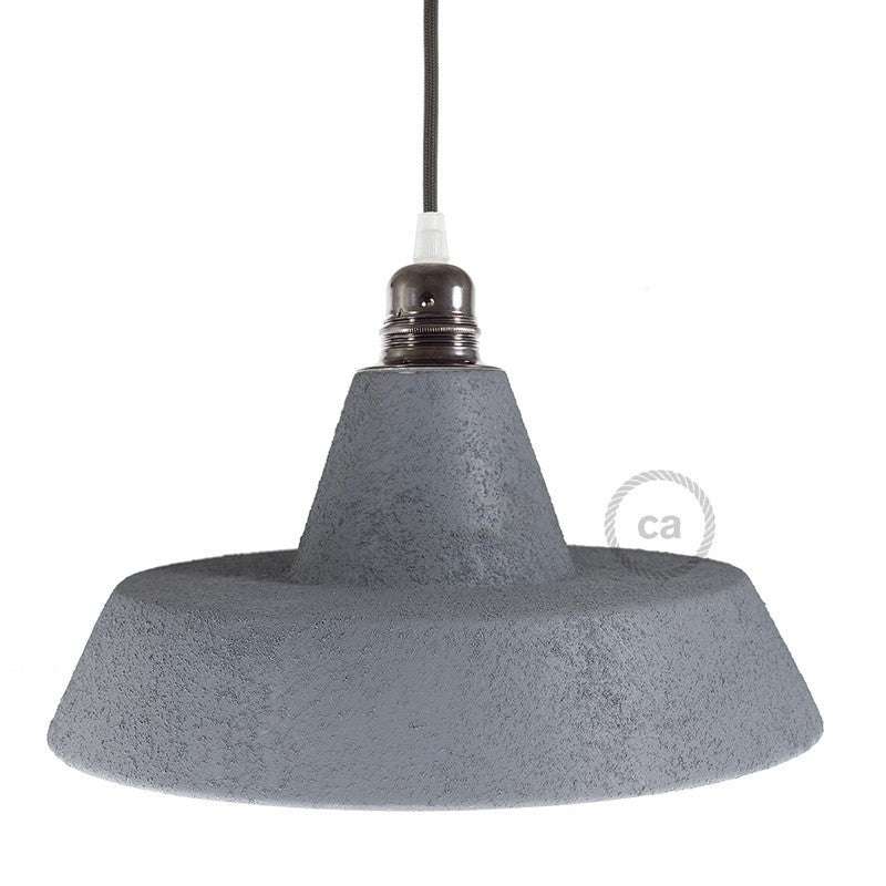 Abajur industrial de cerâmica para suspensão - Fabricado na Itália