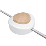 Interruptor de pé unipolar em linha Creative Switch branco