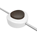 Interruptor de pé unipolar em linha Creative Switch branco