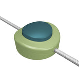 Interruptor de pé unipolar em linha Creative Switch verde suave