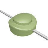 Interruptor de pé unipolar em linha Creative Switch verde suave
