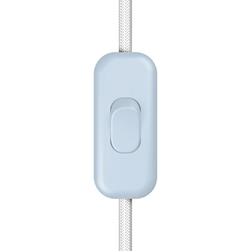 Interruptor unipolar em linha Creative Switch azul suave