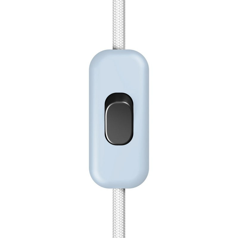 Interruptor unipolar em linha Creative Switch azul suave