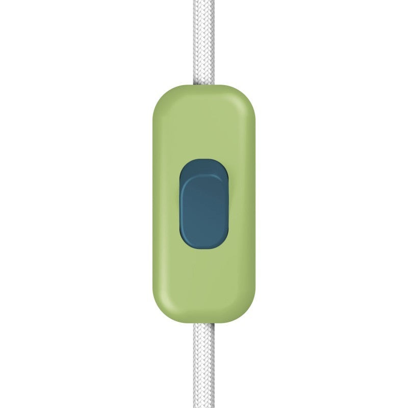 Interruptor unipolar em linha Creative Switch verde suave