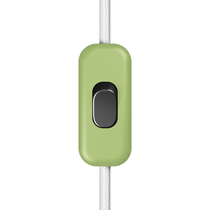 Interruptor unipolar em linha Creative Switch verde suave