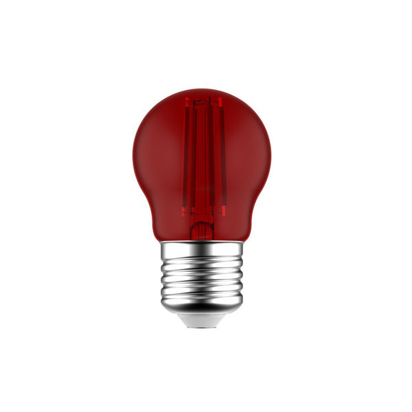 Lâmpada LED Decorativa Globetta G45 Vermelha 1,4W E27