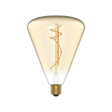 Lâmpada LED Dourada H06 Cone 140 8,5W E27 Regulável 2200K