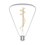 Lâmpada LED Transparente H03 Cone 140 10W E27 Regulável 2700K