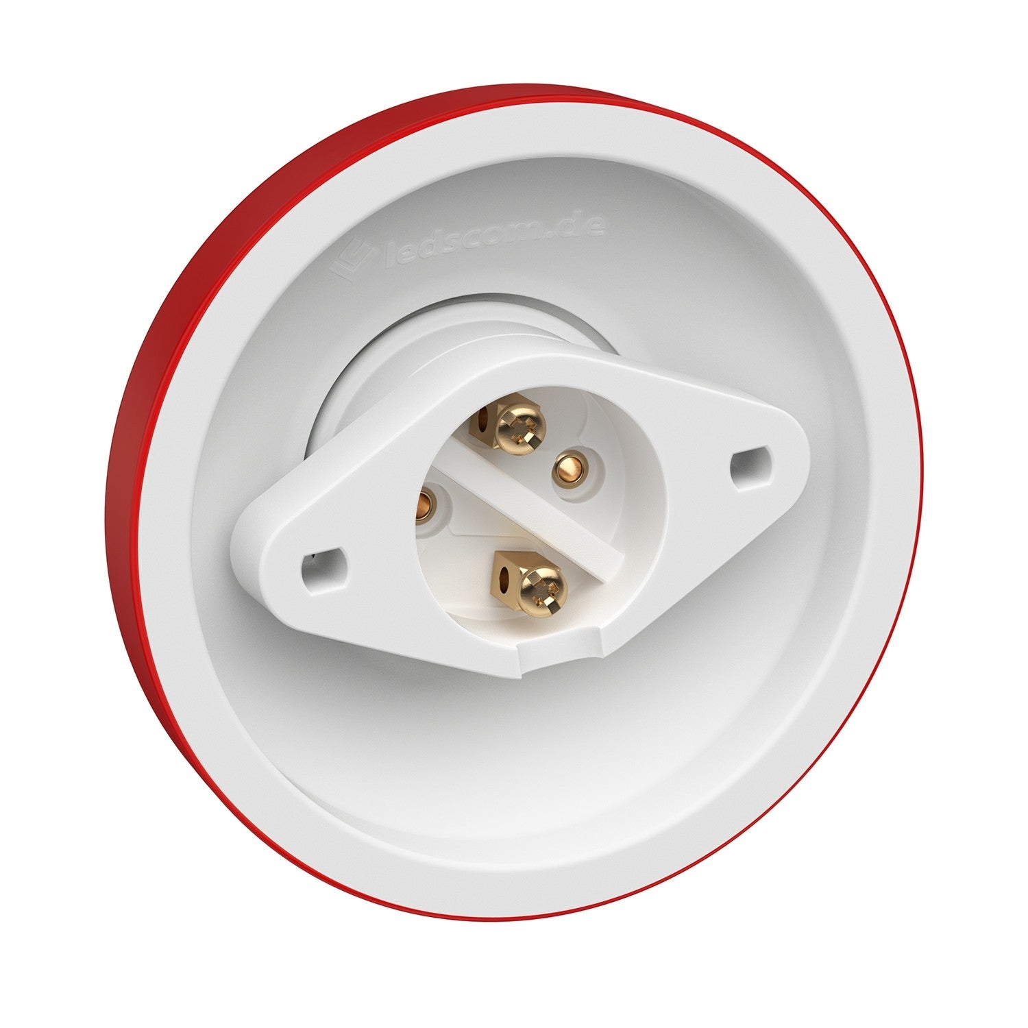 CASQUILHO CERÂMICO DE PAREDE OU TECTO Vermelho