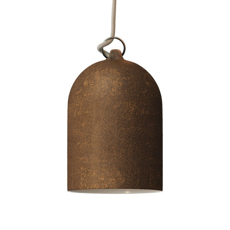 Abajur de cerâmica Mini Bell XS para suspensão - Fabricado na Itália