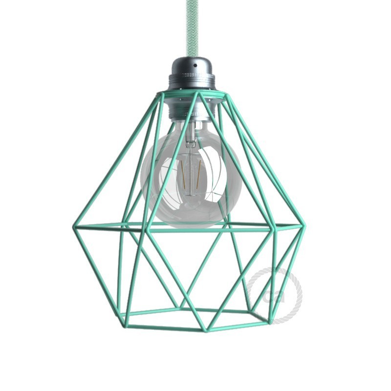 Abajur Diamond em metal