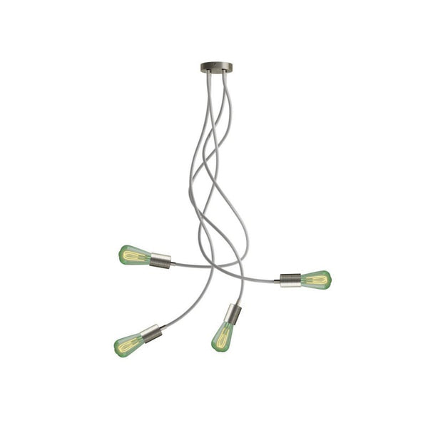 O candeeiro de teto Flex 90 flexível fornece luz difusa com lâmpada LED ST64