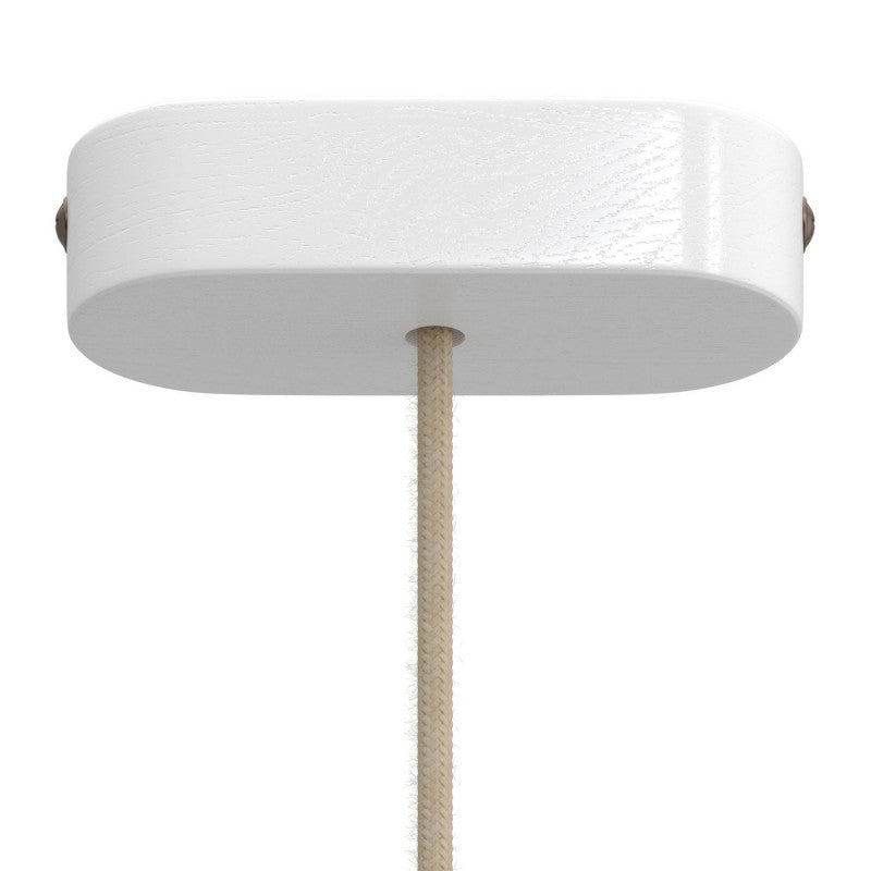 Florão Oval em Madeira