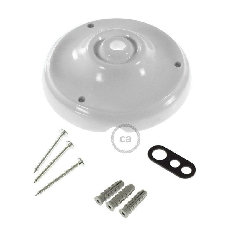 Kit de rosácea de teto em porcelana