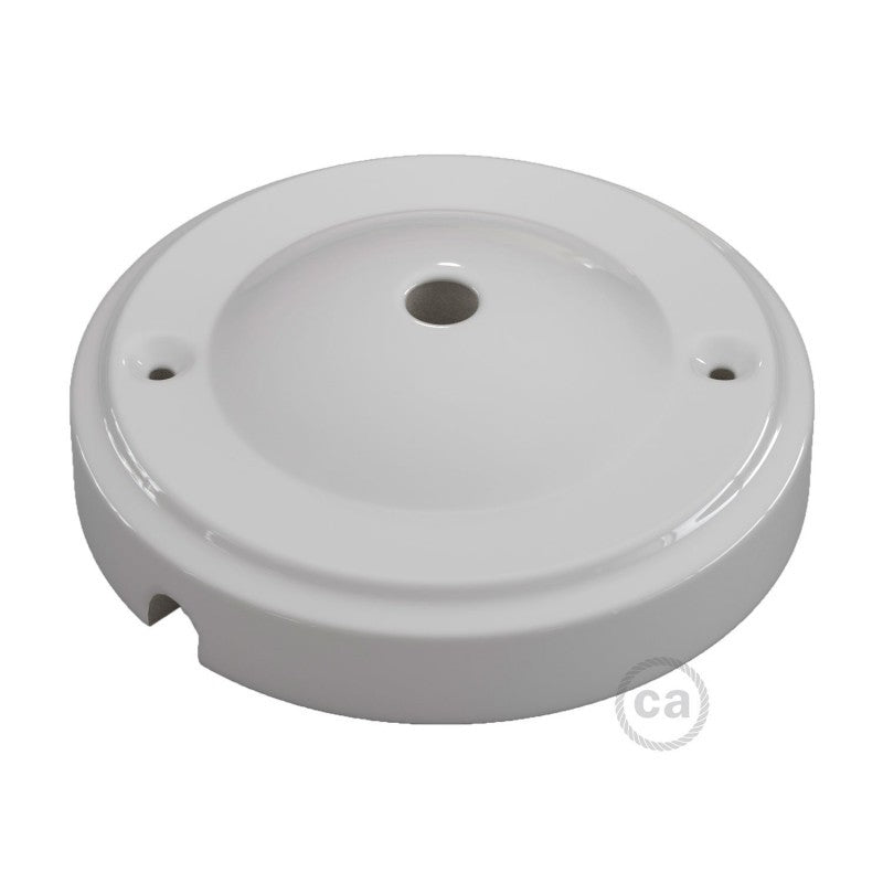 Porcelain Minimal" ceiling rose kit"
