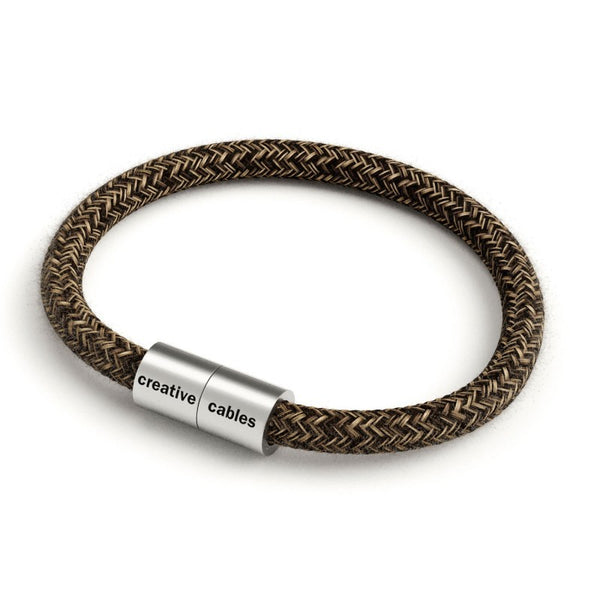 Pulseira com fecho magnético prata e cabo RN04