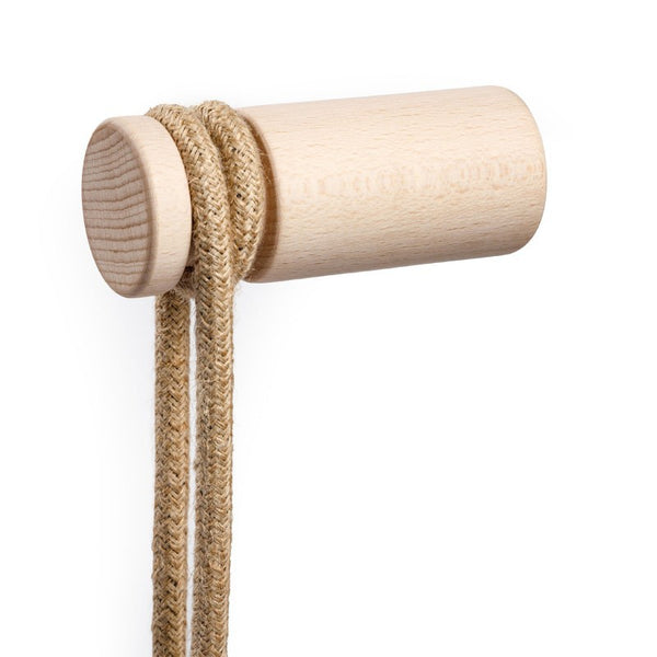 Rolé clipe de cabo de madeira acessório de parede para cabo de tecido