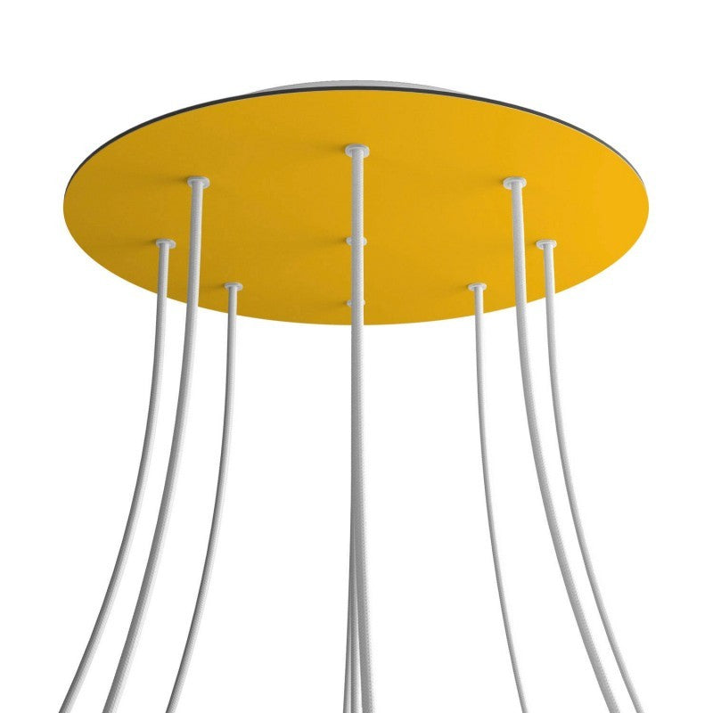 Florão Rose-One XXL com 9 furos centrais e 4 laterais 400 mm