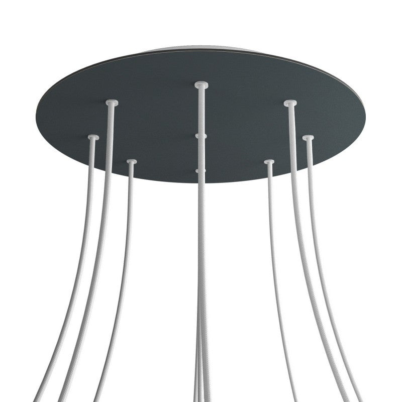 Florão Rose-One XXL com 9 furos centrais e 4 laterais 400 mm