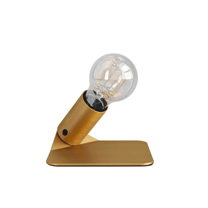 SI! Candeeiro de mesa 5V com lâmpada A60 e base metálica