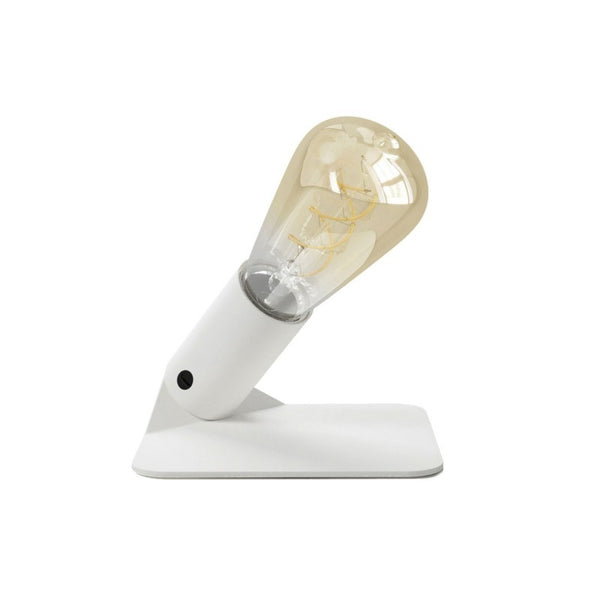 SI! Candeeiro de mesa 5V com lâmpada ST64 e base metálica