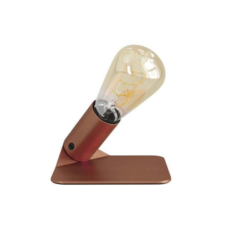 SI! Candeeiro de mesa 5V com lâmpada ST64 e base metálica