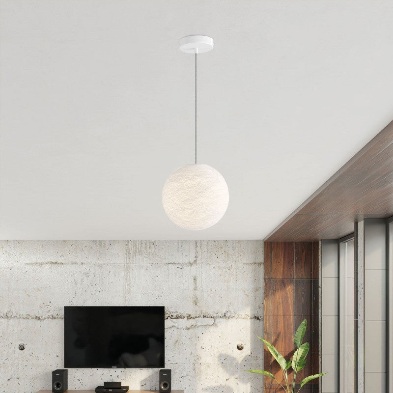 Abajur Sphere em fibra - 100% feito à mão