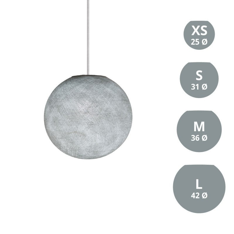 Abajur Sphere em fibra - 100% feito à mão