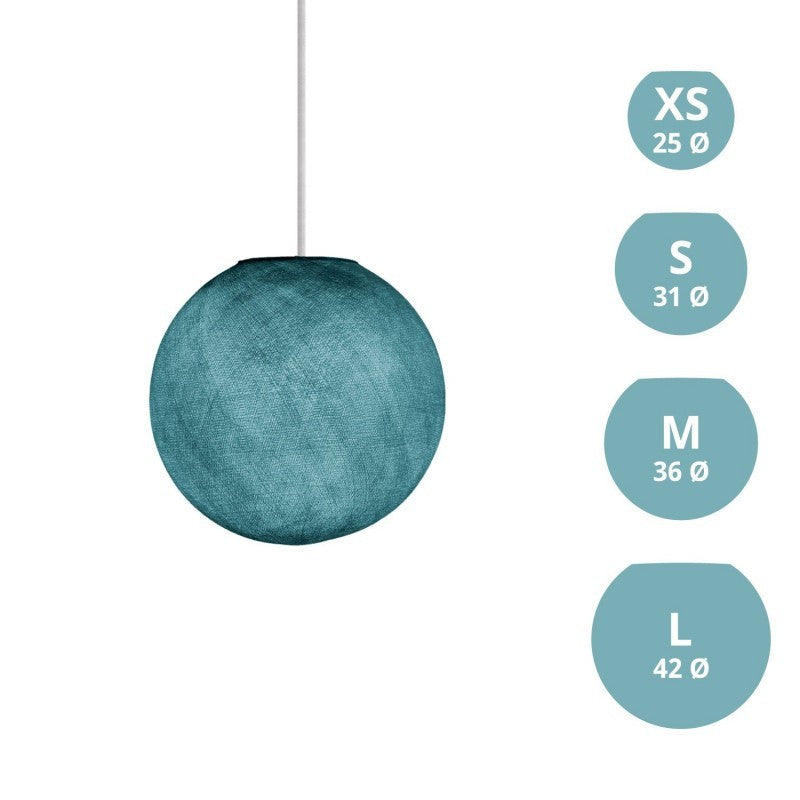 Abajur Sphere em fibra - 100% feito à mão