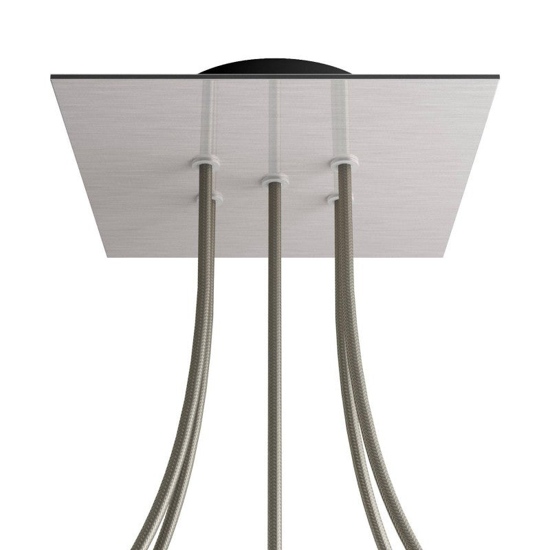 Florão Square Rose-One com 5 furos centrais e 4 laterais 200 mm