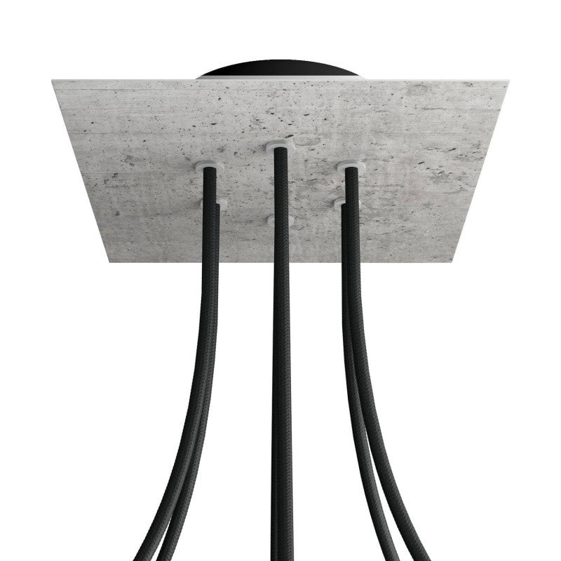 Florão Square Rose-One com 6 furos centrais e 4 laterais 200 mm