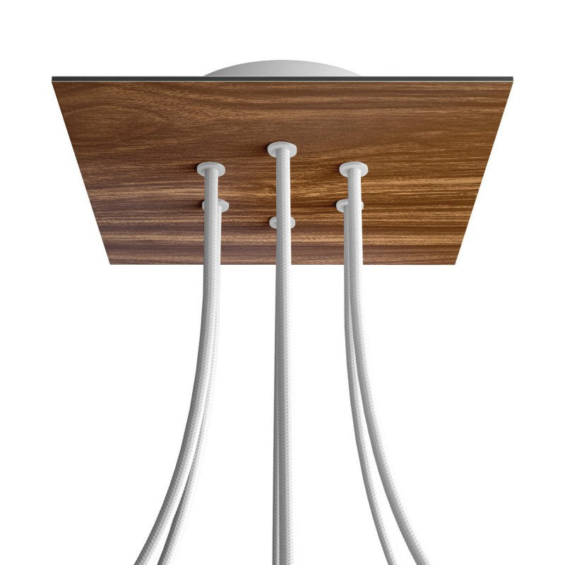 Florão Square Rose-One com 6 furos centrais e 4 laterais 200 mm