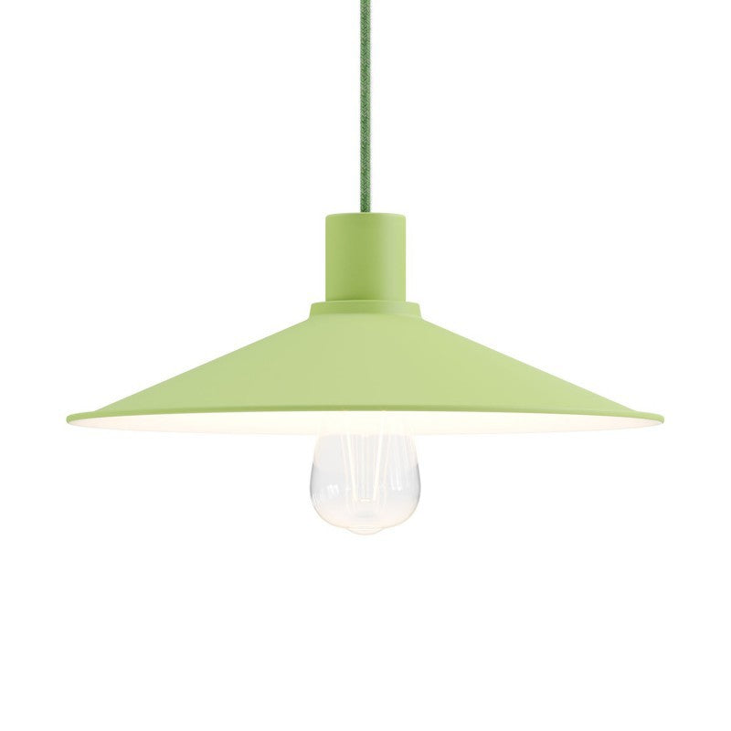 Abajur Swing Pastel em metal polido com encaixe E27