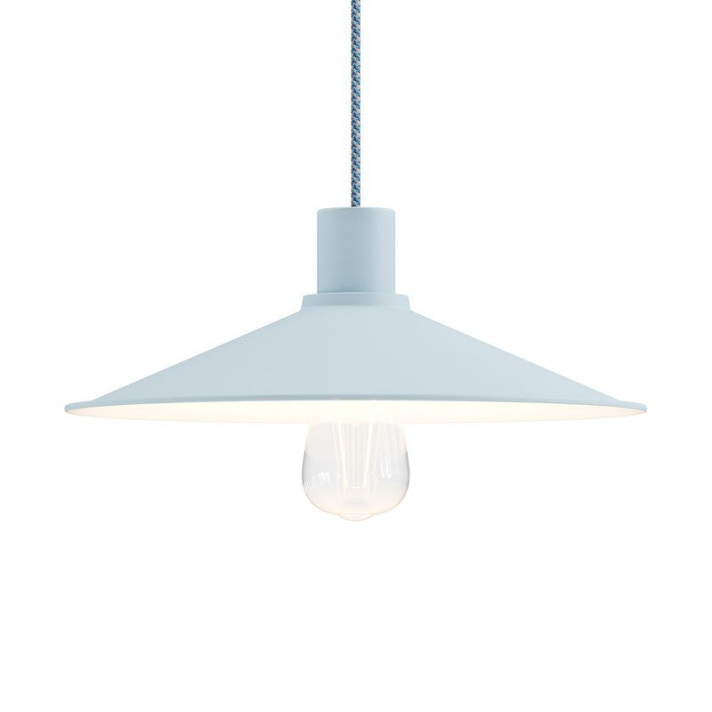 Abajur Swing Pastel em metal polido com encaixe E27