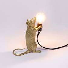 Mouse Lamp Step Gold