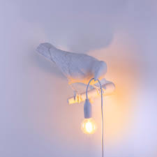Bird Lamp Looking Right OUTDOOR