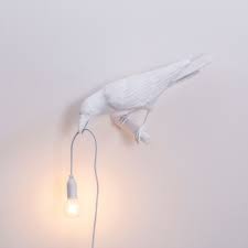 Bird Lamp Looking Left OUTDOOR