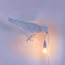 Bird Lamp Looking Right OUTDOOR