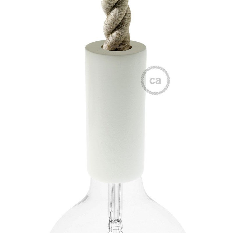 Kit de casquilho E27 em madeira para cordão 2XL