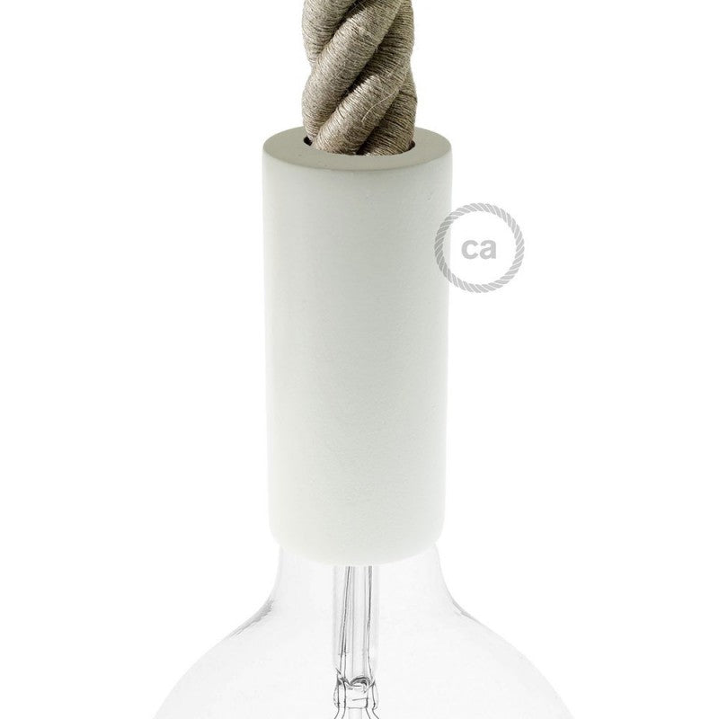Kit de casquilho E27 em madeira para cordão 3XL